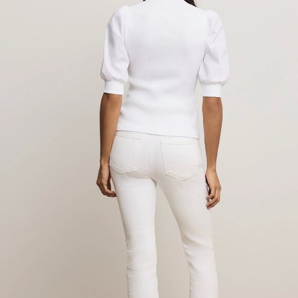 Veronica Beard Coralee Puff-Sleeve Top - Picture 3 of 5